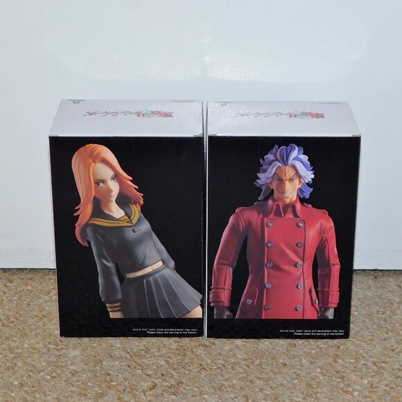 2023 Banpresto Tokyo Revengers - Yuzuha & Taiju Shiba Statue Lot MIB Brand New - Picture 2 of 8